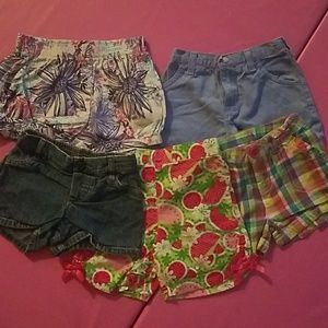 5 pairs of shorts
